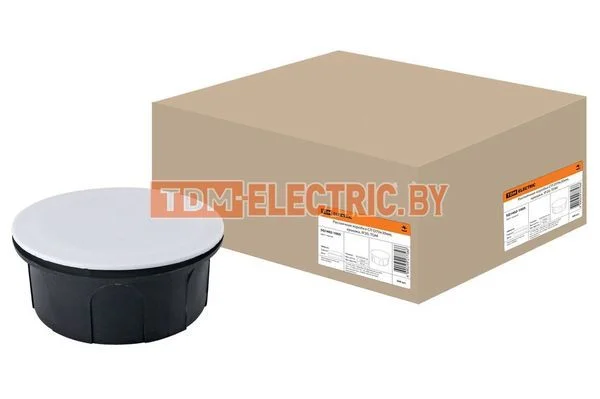 Распаячная коробка СП D70х30мм, крышка, IP20, TDM SQ1402-1005