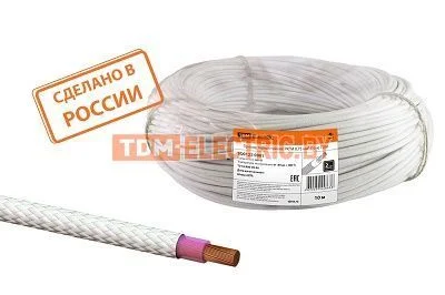 Провод термостойкий РКГМ 4,0 мм² (100м) TDM SQ0122-0026