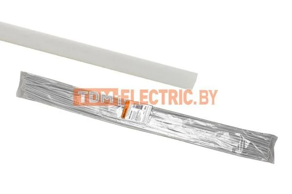 Термоусаживаемая трубка ТУТнг 2/1 белая по 1м (200 м/упак) TDM SQ0518-0320