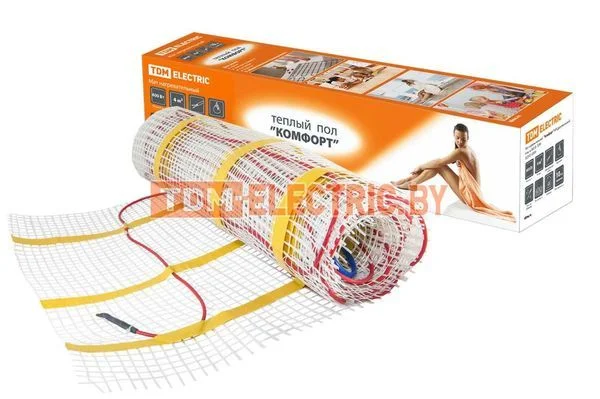 Мат нагревательный «Комфорт» МН двухжильный, 4 кв. м, 600 Вт TDM SQ2501-0004