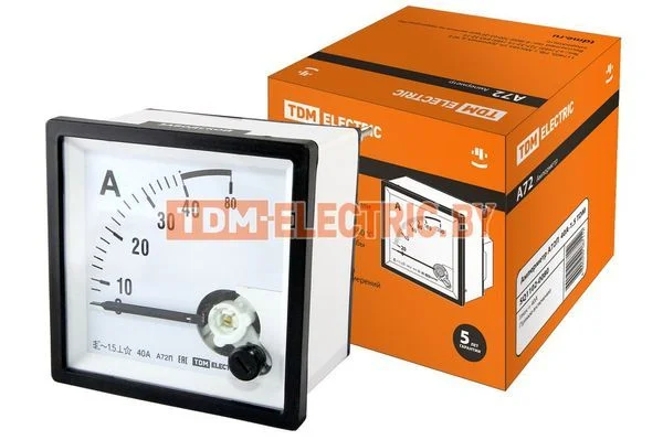 Амперметр А72П 40А-1.5 TDM SQ1102-0080