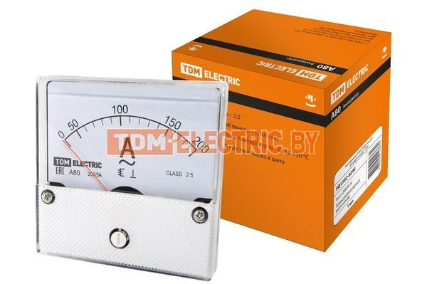 Амперметр А80 200А/5А-2,5, трансформаторного включения, (поверенный), TDM SQ1102-0244
