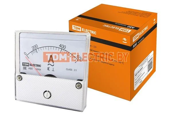 Амперметр А80 600А/5А-2,5, трансформаторного включения, (поверенный), TDM SQ1102-0247