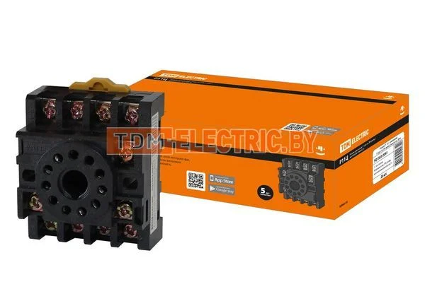 Разьем Р11Ц — цокольный 11-pin на DIN-рейку/плоскость TDM SQ1503-0041