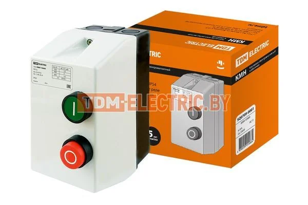 Контактор КМН10960 9А в оболочке Ue=220В/АС3 IP54 TDM SQ0709-0001