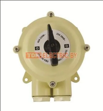 Пакетный переключатель ПП 3-100/Н2 3П 100А 220В IP56 TDM. SQ0723-0062