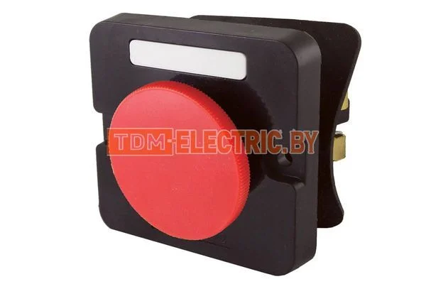 Пост кнопочный ПКЕ 122-1 красный гриб IP54 TDM SQ0742-0015