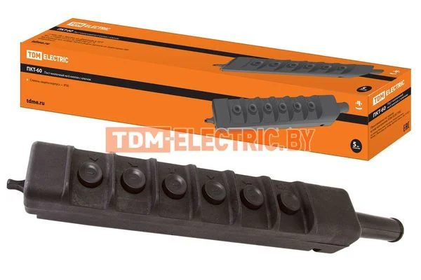 Пост кнопочный ПКТ-60 на 6 кнопок с ключом IP30 TDM SQ0706-0006