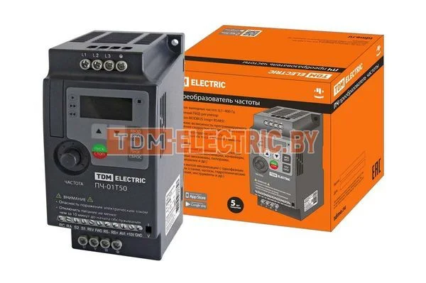 Преобразователь частоты ПЧ-01T50 380В 1,50кВт TDM SQ0749-0005
