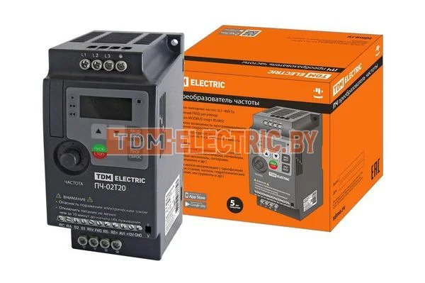 Преобразователь частоты ПЧ-02T20 380В 2,2кВт TDM SQ0749-0006