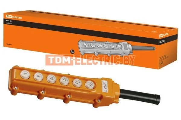 Пульт управления ПКТ-63 на 6 кнопок IP54 TDM SQ0706-0002