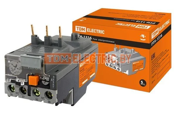 Реле электротепловое РТН-1316 9-13А TDM SQ0712-0009