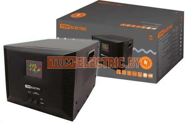 Стабилизатор напряжения СНР1-1-10 кВА электронный переносной TDM SQ1201-0008