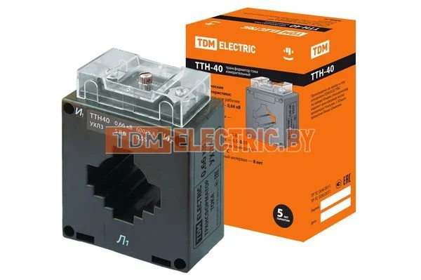 Трансформатор тока измерительный ТТН 40/600/5- 5VA/0,5S TDM SQ1101-0154
