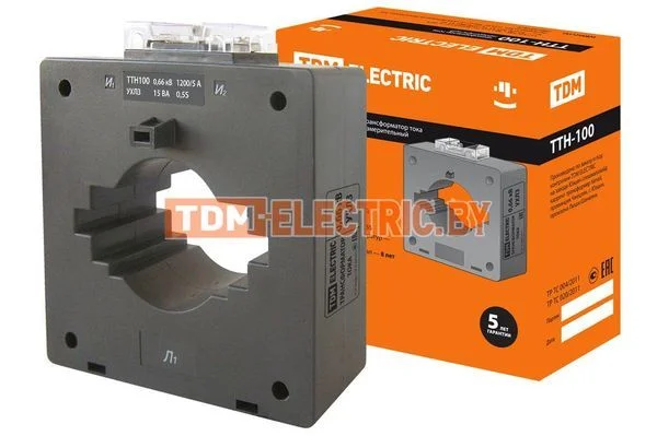 Трансформатор тока измерительный ТТН 100/1200/5-15VA/0,5S TDM SQ1101-0168