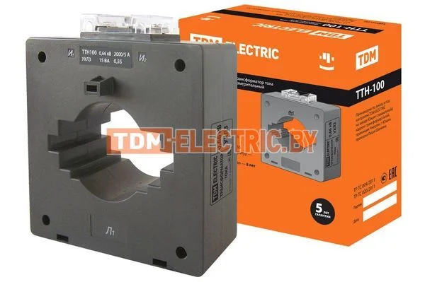 Трансформатор тока измерительный ТТН 100/3000/5-15VA/0,5S TDM SQ1101-0170