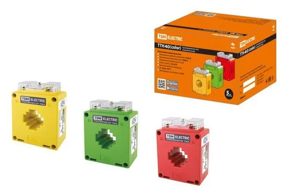 ТТН 40/400/5-5VA/0,5-P (3 шт., color) TDM SQ1101-1215.