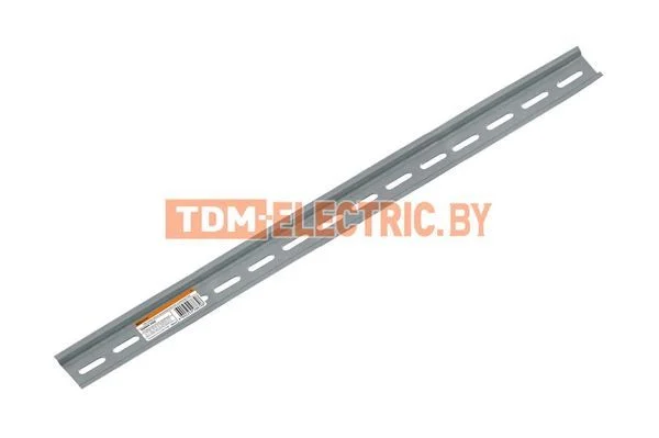 DIN-рейка (60см) оцинкованная инд. штрихкод TDM SQ0804-2006