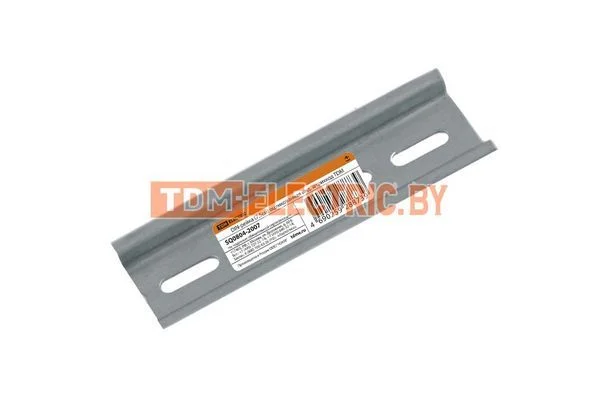 DIN-рейка (7,5см) оцинкованная инд. штрихкод TDM SQ0804-2007
