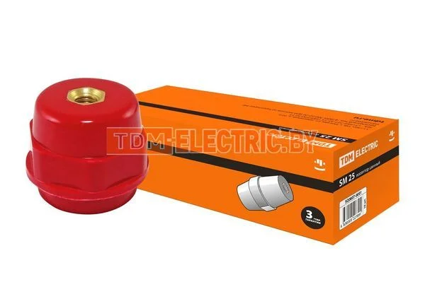 Изолятор SM25 силовой Н25хD27хМ6мм TDM SQ0807-0001