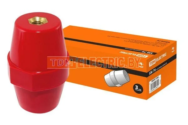 Изолятор SM76 силовой H76xD50xM10мм TDM SQ0807-0006