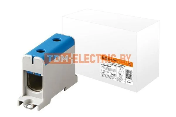 Клемма вводная силовая КВС 35-150 кв.мм. синяя TDM SQ0833-0008