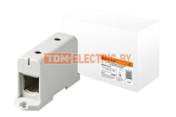 Клемма вводная силовая КВС 35-240 кв.мм. серая TDM SQ0833-0010