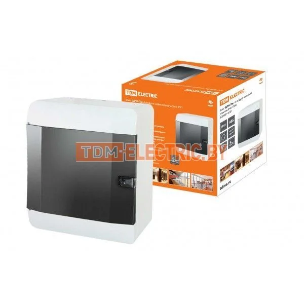 Бокс ЩРН-Пм-4 модуля навесной пластик IP41 TDM SQ0901-0101