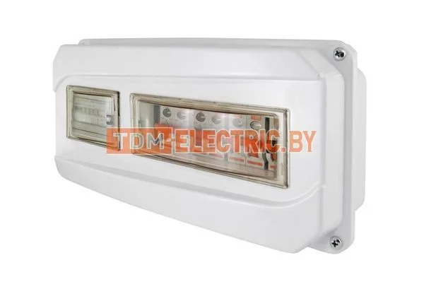 Щит учета ЩРН-13-1ф 167х350х111 мм пластиковый IP55 TDM SQ0906-0503