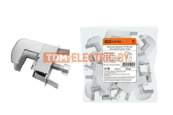 Шинный терминал 70-185 мм2 для медной шины 10 мм TDM SQ0826-0010