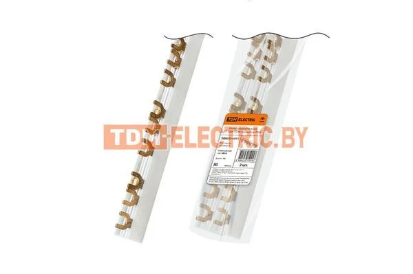 Шина соединительная 3П 100A FORK (вилка) 1м. TDM SQ0802-0015