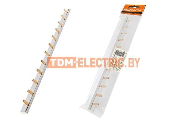 Шина соединительная 1П 63А PIN (штырь) 12PIN (инд. упак.) TDM SQ0802-0101