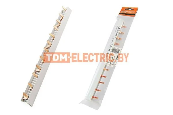 Шина соединительная 3П 63А PIN (штырь) 12PIN (инд. упак.) TDM SQ0802-0103