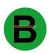 Символ «B» d=20мм TDM SQ0817-0087