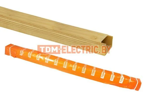 Кабель-канал 16х16 желтая сосна 3D (100м) TDM SQ0402-0603
