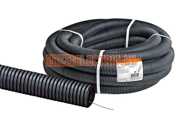 Труба гофрированная d32 FRHF с зондом (50 м) легкая TDM SQ0413-1032