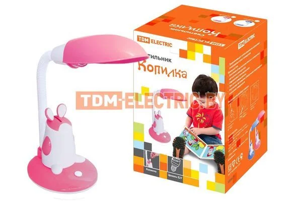 Светильник Копилка настол. 220В, 11Вт, Е27 , розовый TDM SQ0337-0040