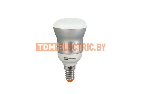 Лампа энергосберегающая КЛЛ- R50-7 Вт-4200 К–Е14 TDM SQ0323-0102