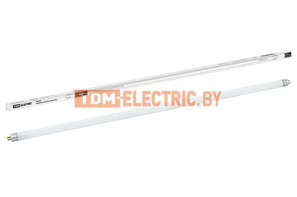 Лампа люминесцентная линейная двухцокольная ЛЛ-16/21Вт, T5/G5, 6500 К, длина 863,2мм TDM SQ0355-0022