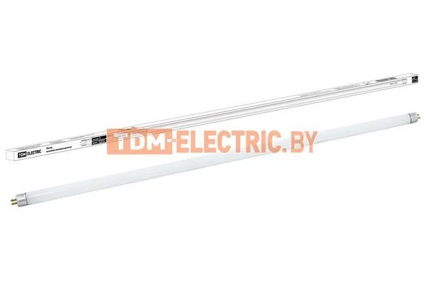 Лампа люминесцентная линейная двухцокольная ЛЛ-16/28Вт,T5/G5, 4000 К, длина 1163,2мм TDM SQ0355-0023