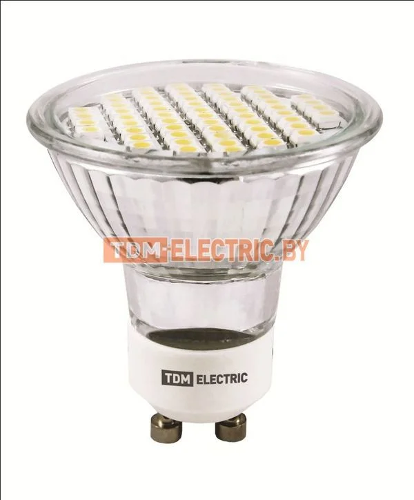 Лампа светодиодная PAR16-3 Вт-220 В -3000 К–GU 10 SMD TDM SQ0340-0026