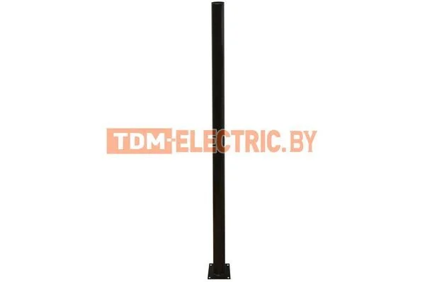 Опора металлическая садово-парковая, h=1800 мм, цвет черный, TDM SQ0330-0082