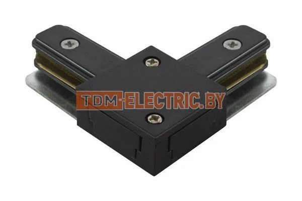 Коннектор L-образный для шинопровода TLC-01-BL-L, черный, TDM SQ0369-0322.