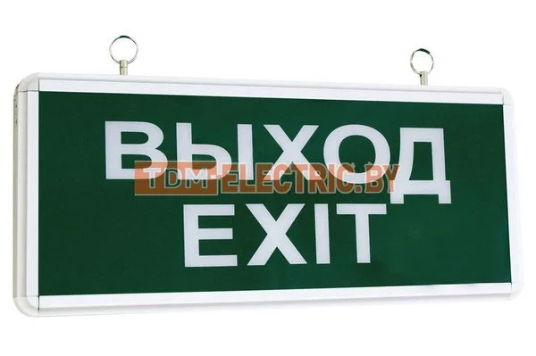 Светильник аварийный эвакуационный светодиодный ССА1-01, 1,5 ч., одностор., ВЫХОД-EXIT TDM SQ0349-0003