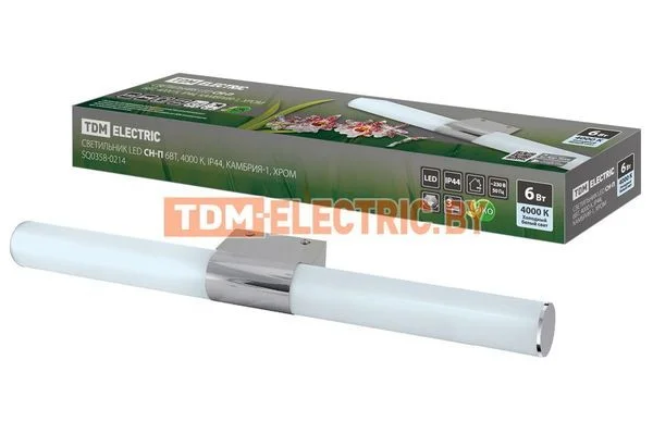 Светильник LED CH-П 6Вт, 4000 К, IP44, Камбрия-1, хром TDM SQ0358-0214