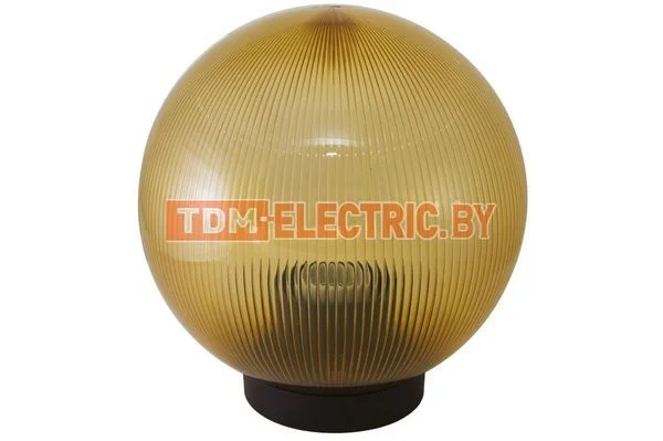 Светильник НТУ 02-100-304 шар золотой с огранкой d=300 мм TDM SQ0330-0309