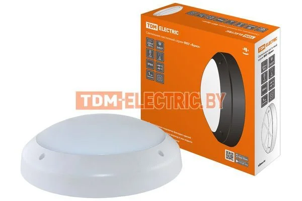 Светильник ФБУ 05-2х20-013 «Бриз» белый IP64 TDM SQ0328-0309
