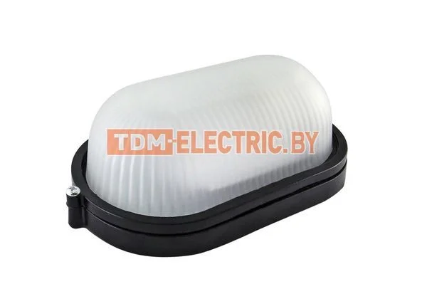 Светильник НПБ1401 черный/овал 60Вт IP54 TDM SQ0303-0035