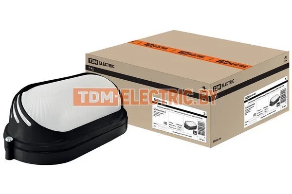 Светильник НПБ1407 черный/овал ресничка 60Вт IP54 TDM SQ0303-0054