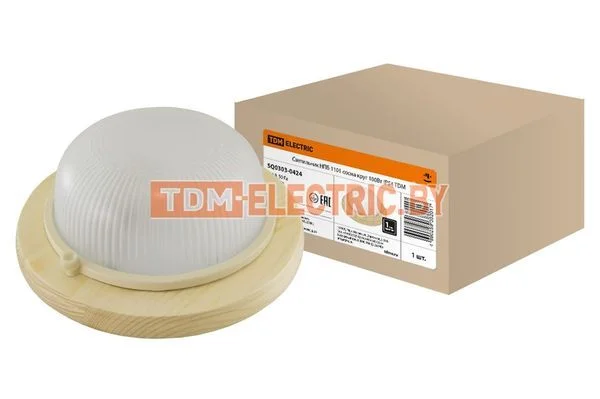 Светильник НПБ1101 сосна круг 100Вт IP54 TDM SQ0303-0424